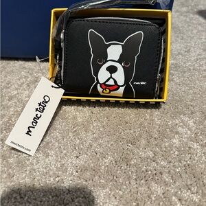 Marc Tetro Black Dog Print Clutch